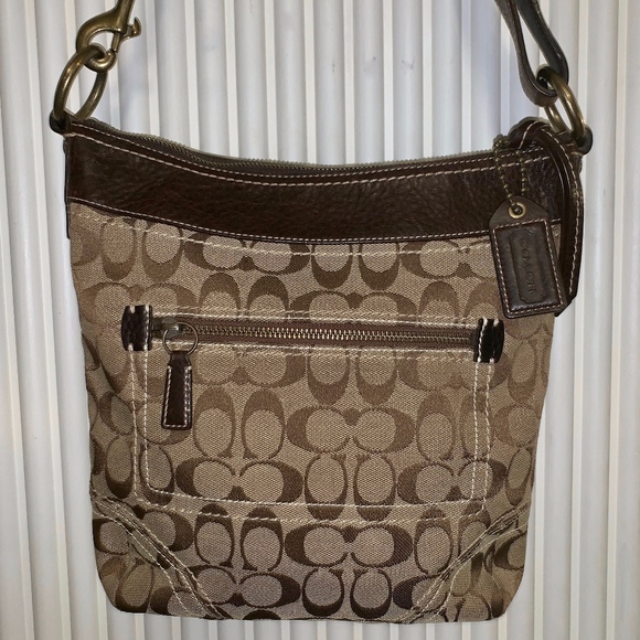 coach signature messenger bag